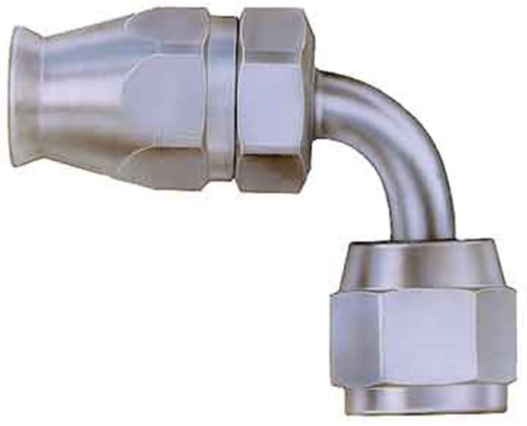 FCM1121 – AEROQUIP Hose End Fitting, -4 AN Hose 90 Degree Elbow Steel Single